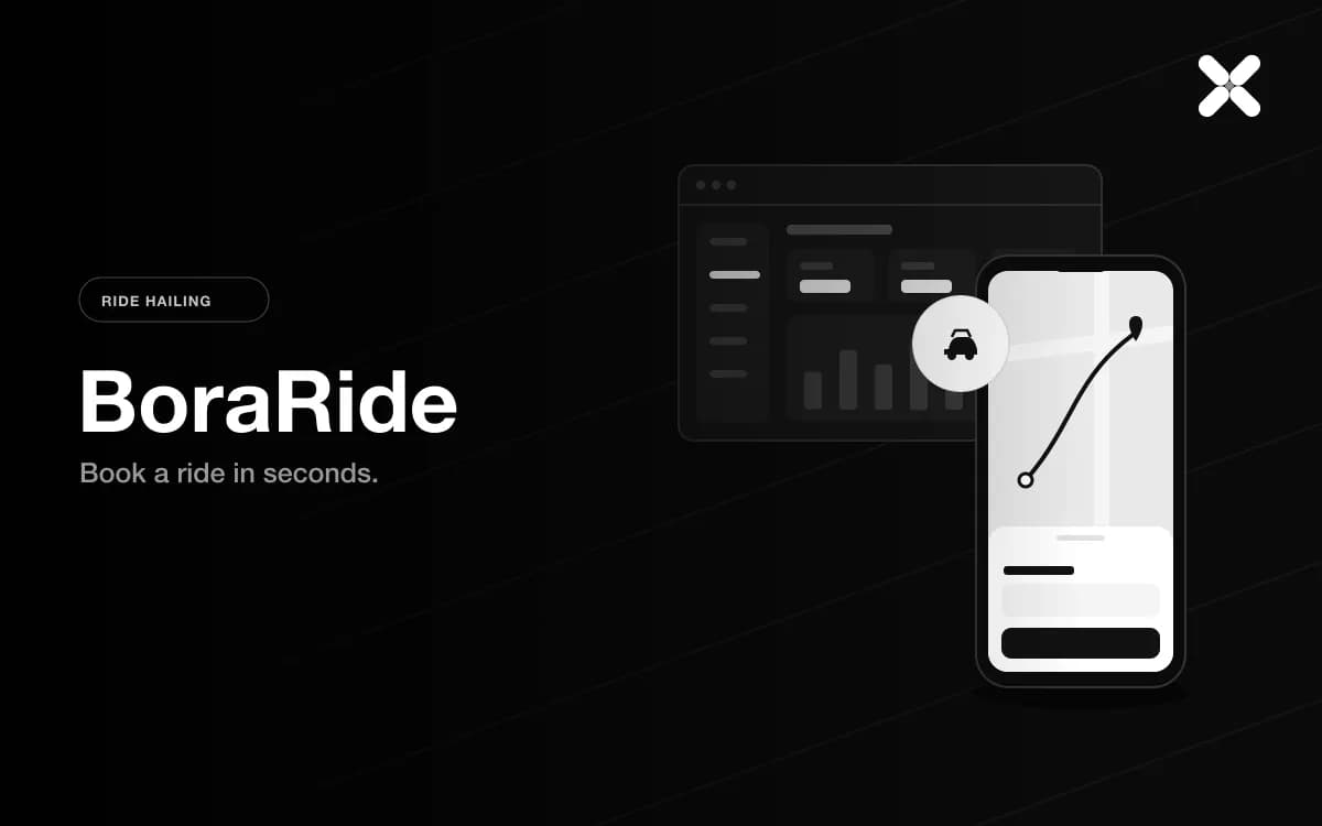 BoraRide — Ride Hailing project by Sqaby