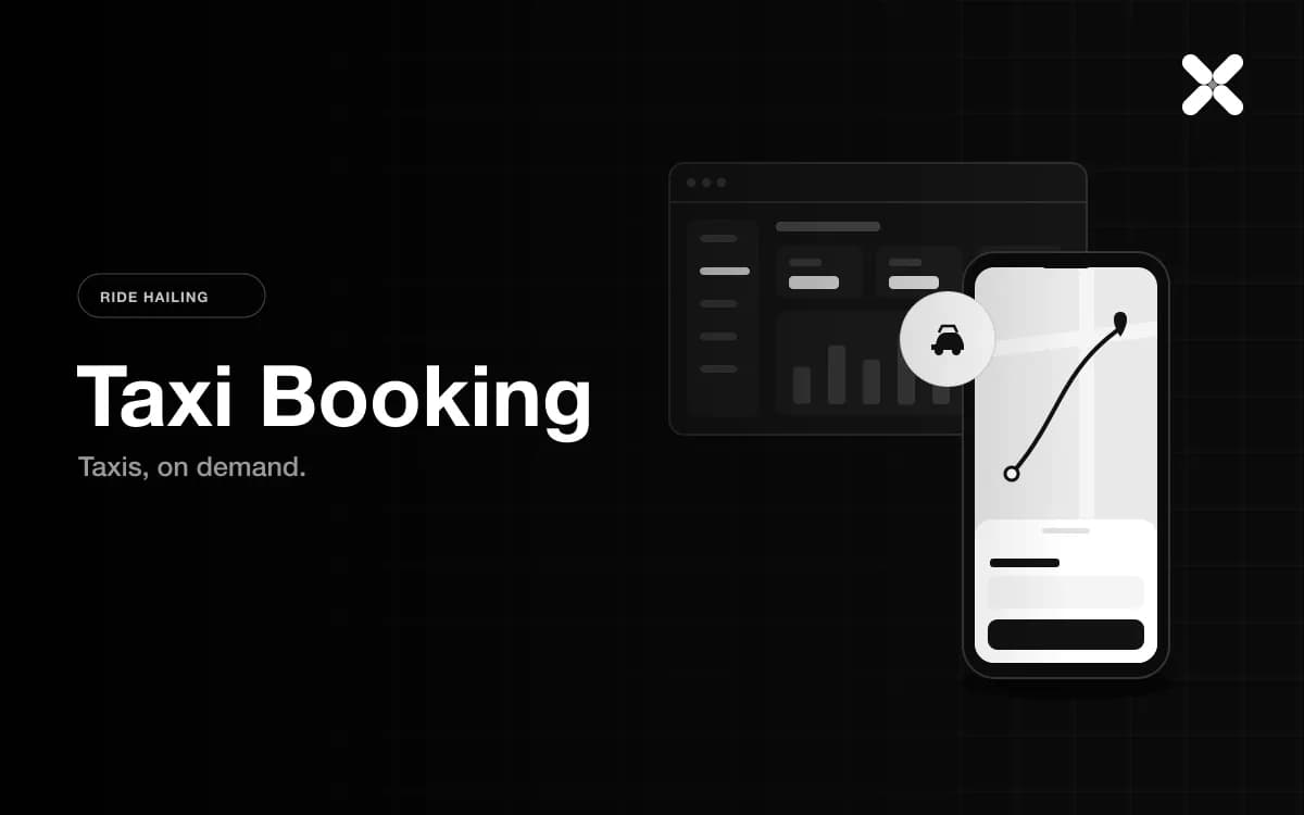 Taxi Booking — Ride Hailing project by Sqaby